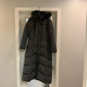 1 Madison Long Women’s Steel Grey Puffer Jacket